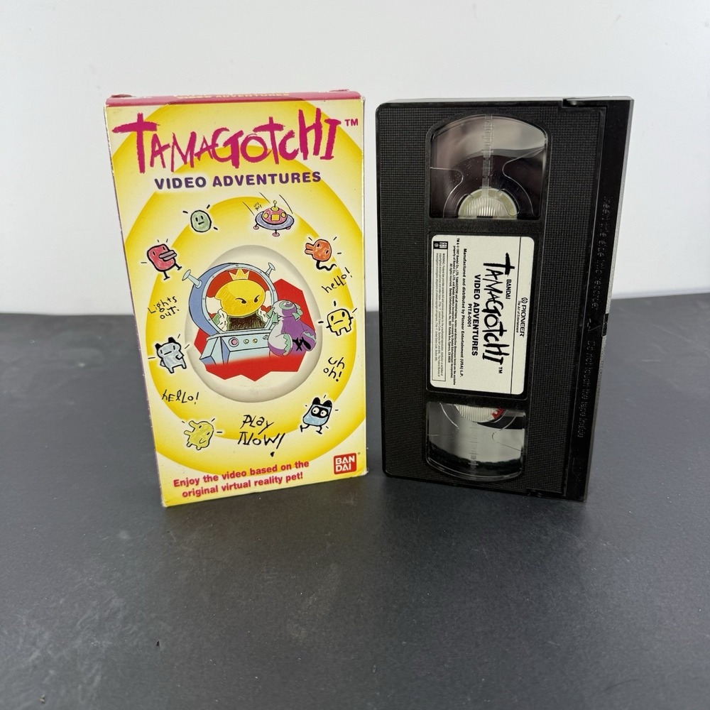 Rare Vintage 1997 Tamagotchi Video Adventures Vhs Great Tape